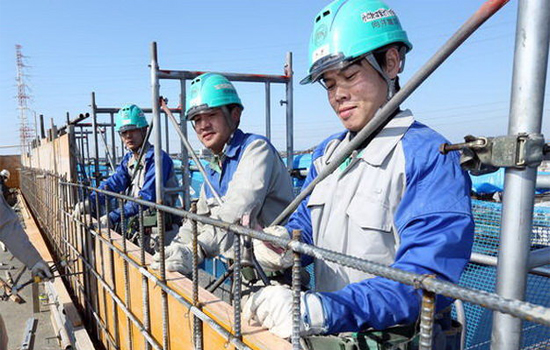 xuất khẩu lao động Nhật Bản ngành xây dựng 
